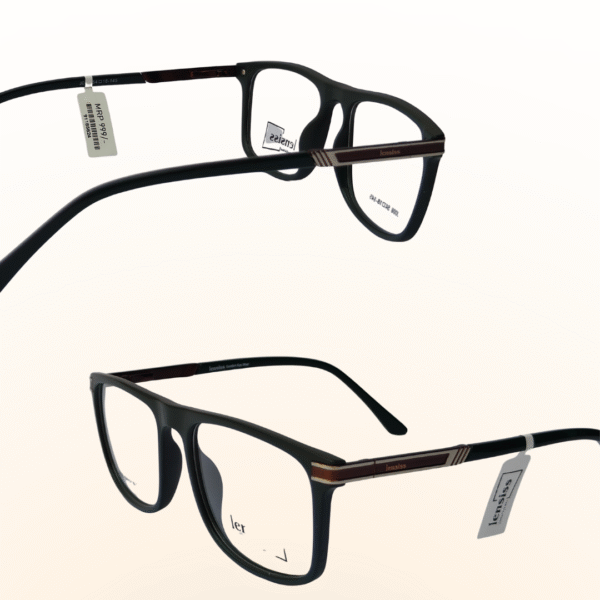 Lensiss Valor – Black With Brown Dual-Tone Metal Sides